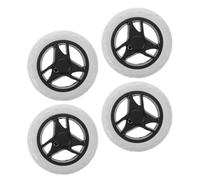 SWOOMEY Jeu de 4 Roues Pivotantes en Plastique pour Remplacement de Roues de Chariot et Caddie, Utilisation Multifonctionnelle, Adaptées pour Maisons et Centres Commerciaux