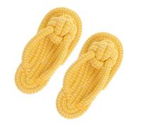SWOOMEY Jouets pour Chien à Mâcher Résistant en Corde de Coton Lot de 2 Forme Pantoufle pour Renforcer Les Dents et Protéger la Santé Dentaire Couleur Aléatoire