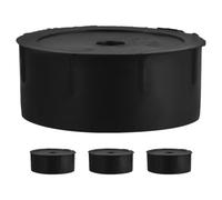 SWOOMEY Kit de 4 Pièces de Bouchons de Remplacement Noirs en Plastique pour Poteau à Griffer M8, Accessoires DIY Polyvalents pour Arbre à Chat et Griffoir