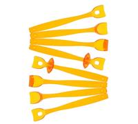 SWOOMEY Kit Exercices Oraux 8 pièces pour Garçon Fille Outil de Rééducation Linguale Appareil de Développement Parole Extenseur Ngue et Kit de Thérapie Orale, orange, compact, pour