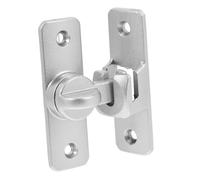 SWOOMEY Loquet de Porte Coulissante Aluminium sans Perçage Verrou Robuste pour Portes de Remise et Armoires Targette Renforcée pour Sécurité Résidentielle et Commerciale