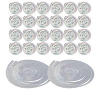 SWOOMEY Lot de 30 Décorations de Noël Spirales en PVC Toucher Doux et Forme Unique pour Décoration de Chambre ou Fête Suspendue Colorée