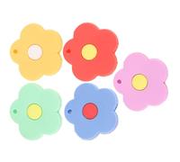 SWOOMEY Lot de 5pcs Couvertures de Cle en Silicone de Fleur, Légères et Mignonnes pour Protection de Clés, pour Femmes et Filles