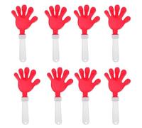 SWOOMEY Lot de 8 Claquettes de Pom-Pom Girl - Créateurs de Bruit - Claquettes de fête - Accessoires pour Encourager la Foule Lors de Festivals, défilés, matchs de Football et de Baseball