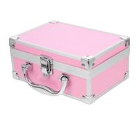 SWOOMEY Mallette de Rangement Maquillage en Alliage d'Aluminium 20X14X9 CM Organisateur Poignée Ergonomique pour Maquilleurs et Voyages