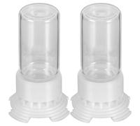 SWOOMEY Mangeoire à Eau pour Fourmis 2pcs en Plastique Blanc 5ml sans Ouverture de Boîte Compatible Colonie Fourmis Alimentation Facile