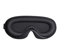 SWOOMEY Masque 3d de Forme Dormir Mémoire en Mousse pour à Yeux Respirante, Masque de Sommeil Confortable Noir Design Ergonomique sans Nez, Nuit