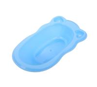 SWOOMEY Mini Plastique Bleue pour Maison de Poupée Miniature de Salle de Bain pour Garçon Fille Accessoire Ludique pour Jeu de Rôle Créatif