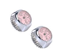 SWOOMEY Montres à Bague pour Couple 2pcs en Métal Rose Affichage Mini Temps, Design Créatif et Style Unique pour Homme et Femme