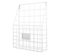 SWOOMEY Organiseur Mural en Fer pour Documents et Magazines, Présentoir Décoratif Simple Structure, Rangement Courrier et Fichiers, Porte-journal Suspendu, pour Maison et Bureau