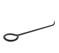 SWOOMEY Outil de Levage Manuel en Barre D'acier Déformé Noir, Crochet Robuste Multifonctionnel pour Levage de Plaques D'égout et Traction de Charges Lourdes