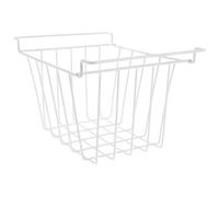 SWOOMEY Panier de Congélation Meilleure Circulation D'air en Métal Blanc Grande Capacité Design Élégant Organisateur Multifonction pour Réfrigérateur Cuisine
