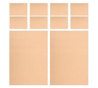SWOOMEY Papier à Écrire Braille 10pcs pour Apprentissage du Braille Papier Khaki Amélioration des Compétences Design Convivial pour Éducation