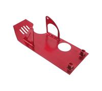 SWOOMEY Plaque de Moteur Rouge Motocross en Alliage D'aluminium Sabot Moteur Renforcé de Châssis Polyvalente , Compatible pour Motos Horizontales 90-125 Cm³