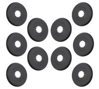 SWOOMEY Protection de Volant Moteur Plastique pour Vélo 10 Pièces Noir