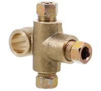 SWOOMEY Raccord De Tuyau Laiton Pour Système De Carburant Frein Connecteur Tri-fonctionnel De Haute Précision Installation Facile Et Pour Applications Industrielles