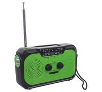 SWOOMEY Radio d'urgence Multifonction à Énergie Solaire et Manivelle Lampe Torche LED Rechargeable 2200mah pour Camping et Activités Nocturnes
