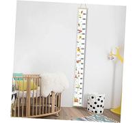 SWOOMEY Règle De Croissance Murale Bois Et Toile Toise De Hauteur Colorée Pour Décoration Murale Pour Chambres Et Salles De Jeux Avec Support Pin
