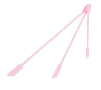 SWOOMEY Spatules Cosmétiques Outil pour Application Précise de Produits de Beauté en Silicone Réutilisables Lot de 3 Design Monobloc, Adaptées aux Shampooings et Lotions