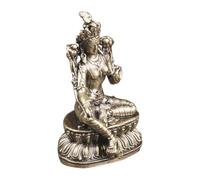 SWOOMEY Statue de Bouddha Tara Verte en Laiton Décoratif Figurine Bouddhiste Sculptée Ornement Vintage pour Décoration de Bureau et Maison