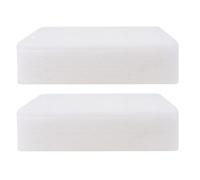 SWOOMEY Support à Œufs Lot de 2 en PE Grille Séparatrice 40 Emplacements, Protection Antichoc pour Œufs, Rangement Pratique pour Réfrigérateur Cuisine, Moyen Format, Blanc