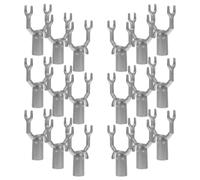 SWOOMEY Support de Branches et Fixation Solide 15 Pièces en Alliage D'aluminium Argenté pour Jardin Ornemental et Arbres Fruitiers