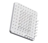 SWOOMEY Support de Cuisson pour Poterie en Aluminium Oxyde et Dioxyde de Silicium, 60 Pièces, Améliore le Rendement de Cuisson en Four de Fusion Blanc