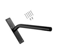 SWOOMEY Support de Main Courante D'escalier en Fer Noir, Support de Main Courante pour Marches, Facile à Installer, pour Rampe Murale et Sécurité Intérieure et Extérieure