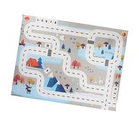 SWOOMEY Tapis de Jeu pour Bébé Garçon et Tapis d'Éveil Circulation Routière Surface Douce Matériau Sûr Activités Intérieures Éducation Précoce 1 Pièce