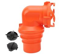 SWOOMEY Tuyau Coudé à Degrés Adaptateur pour Vidange Camping Bouchon Évacuation PVC Connecteur Facile à Installer pour Tuyaux Égout