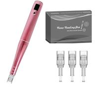 SWORCHI de stylos à micro-aiguilles avec 9 vitesses et longueur réglable Stylo de beauté électrique avec 12 cartouches (stylo microneedling 2026)