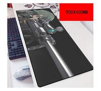 Sword Art Online 900X400Mm De Monstre De Poche, Tapis De Souris Gaming De Précision Et De Rapidité avec Base De 3Mm D'É Paisseur, pour Ordinateurs Portables, Q