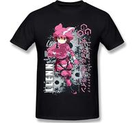Sword Art Online-Gun Gale T-Shirt Man's Fashion Cotton Short Sleeve Tshirt Manches Courtes(Large)