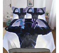 Sword Art Online Housse De Couette, D Anime Motif Imprim¿¿ Parure De Lit Housses De Couettes En Microfibre Avec Fermeture ¿¿Clai Parure De Couette Avec