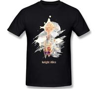 Sword Art Online Mens Crewneck T-Shirt Short Sleeve Tee Unisex Manches Courtes(Large)