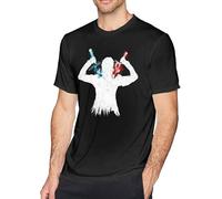 Sword Art Online Men's Tee Classic Short Sleeve T-Shirt Black Manches Courtes(X-Large)