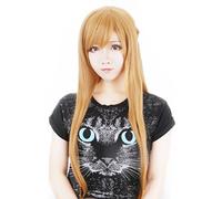 Sword Art Online Perruque Yuuki Asuna Cosplay avec bonnet de perruque
