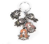 Sword Art Online Porte-clés avec 4 mini figurines Chibi