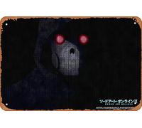 Sword Art Online, Sword Art Online Ii, Death Gun (Sword Art Online) Poster Anime Décoration murale rétro en métal Plaque en métal 20,3 x 30,5 cm