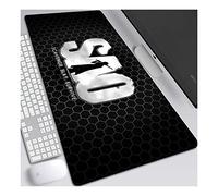 Sword Art Online Tapis de Souris XL 900x400mm Hydrorésistant Anime Mouse Pad Grand Tapis de Souris Gamer avec Base en Caoutchouc Anti-Glissant Surface Texturée pour Ordinateur et PC, F