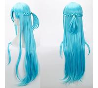 Sword Art Online Yuuki Asuna Yuki Asuna Perruque synthétique tressée Bleu