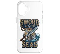 Sword of The Seas Ancre de Pirate Jolly Nautical Roger Coque pour iPhone 16