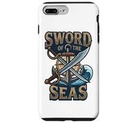 Sword of The Seas Ancre de Pirate Jolly Nautical Roger Coque pour iPhone 7 Plus/8 Plus