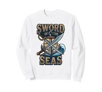 Sword of The Seas Ancre de Pirate Jolly Nautical Roger Sweatshirt