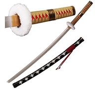 Sword Valley Roronoa Zoro épée en Bois 104 cm, épée Cosplay Anime -Death Surgeon Trafalgar Law Rouge
