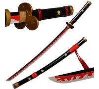 Sword Valley Roronoa Zoro épée en Bois 104 cm, épée Cosplay Anime -Yama Enma Le Noir
