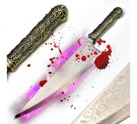 Swords and more Alice Madness Returns - Couteau Vorpal, couteau en acier inoxydable, accessoire de costume pour joueurs, fans et collectionneurs