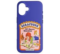 Sworn Enemies Sarcastic Retro Vintage Funny Adult Humor Coque pour iPhone 16