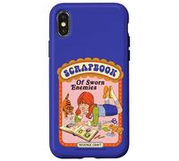 Sworn Enemies Sarcastic Retro Vintage Funny Adult Humor Coque pour iPhone X/XS