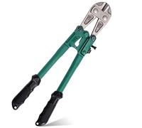 Swpeet 1 pince coupe-boulons robuste de 35,6 cm, pince à briser les fils avec poignées ergonomiques antidérapantes en caoutchouc noir-vert, coupe-verrou pour couper le verrou de chaîne, les câbles et